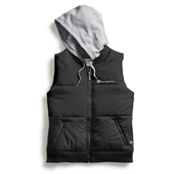 Champion Puffer Vest Black - Picture 1 of 11